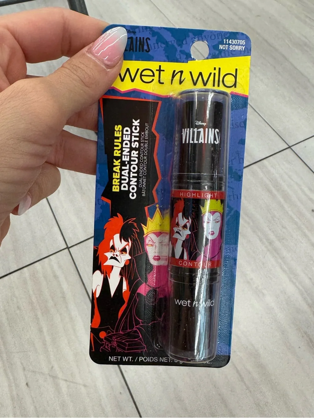 New nwt wet n wild Disney Villains Highlight & Contour Stick - Black